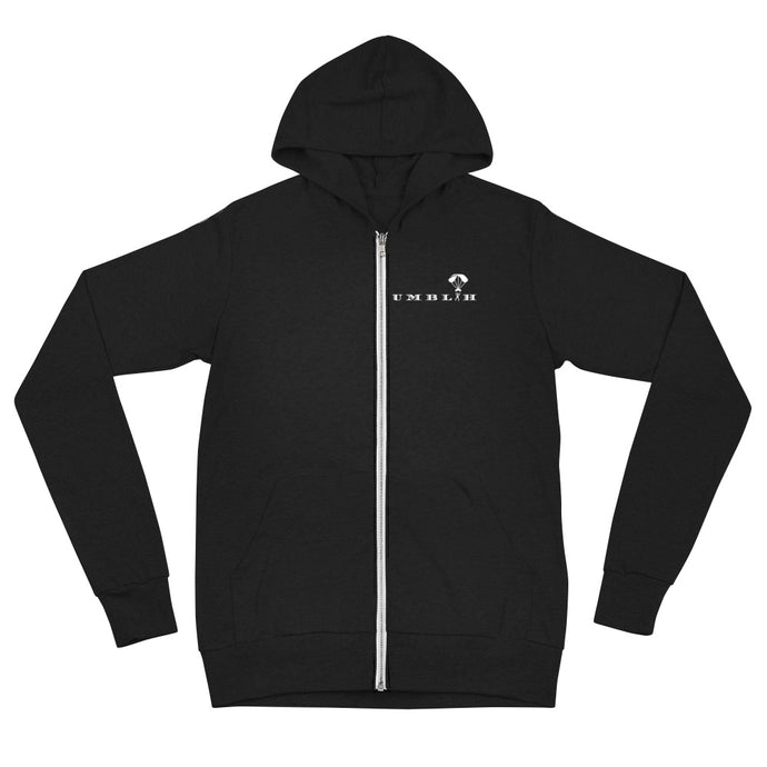 Unmatched zip hoodie